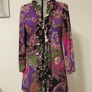 Multicolor Paisley Duster